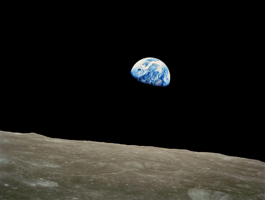 Amazon.com: Earthrise Seen From the Moon 8.5x11